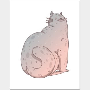 Chubby Kitty Posters and Art